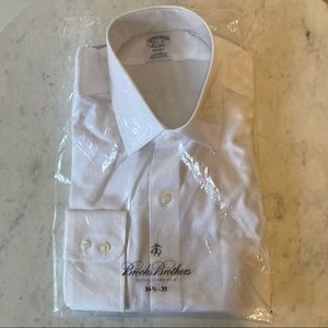 NWT Stretch Regent Regular-Fit Dress Shirt, Non-Iron Royal Oxford Ainsley Collar